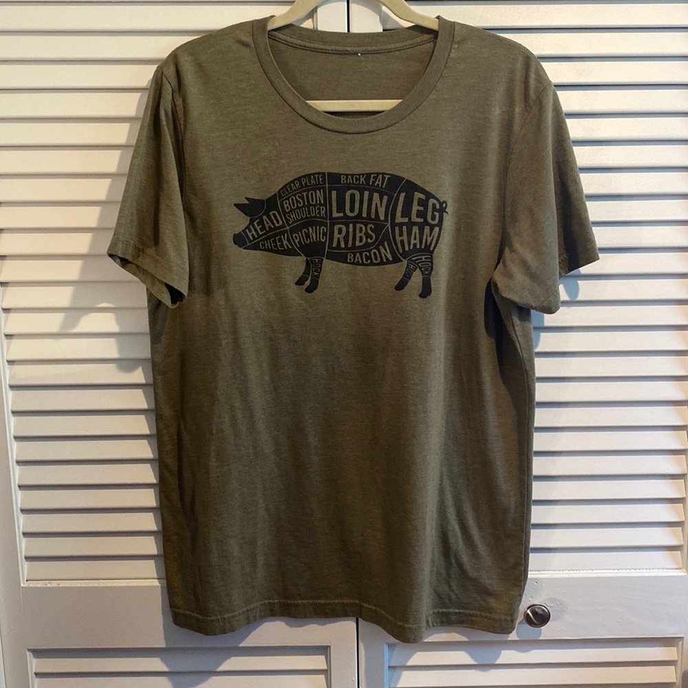 funny pork tee